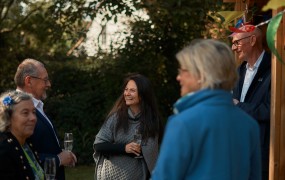Picture of attendees: Judith Bunbury, Andy Harter, Catherine Arnold, Lily Bacon, Graham Watson