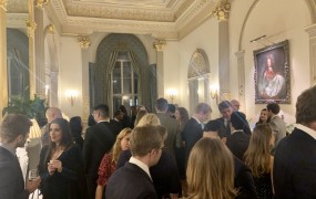 Guests at the Drinks' Reception